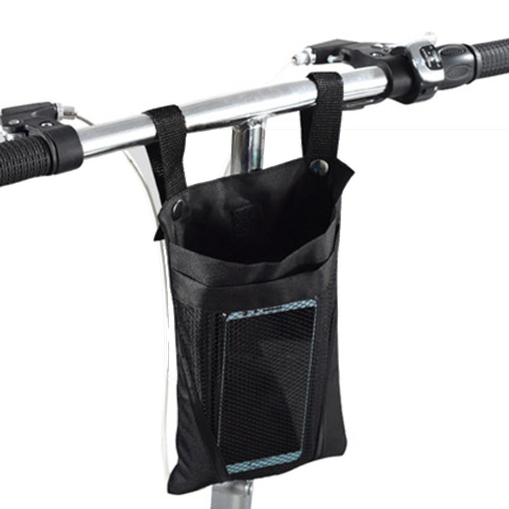 Weather-resistant Bike Basket Storage Bag Canvas Detachable