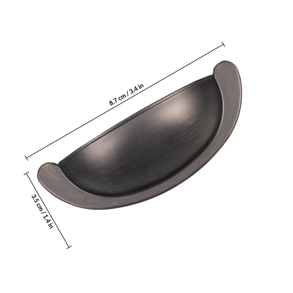 Semi-Round Cabinet Drawer Pull Handle Sleek Minimalist Design Easy Installation Multiple Colors Kitchen Bedroom Bathroom