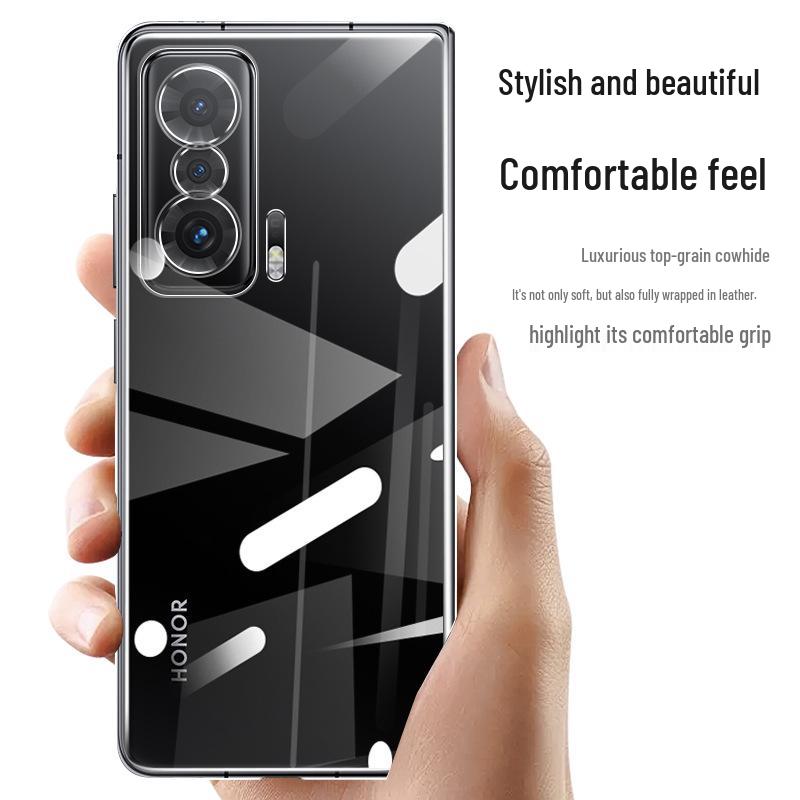 Samsung Galaxy Z Flip 7 Glossy Hard Case with Lanyard Hole - Transparent