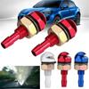 2pcs Fan-Shaped Wiper Jet Nozzle Cover Aluminium Alloy Windshield Water Sprayer Water Spout Outlet