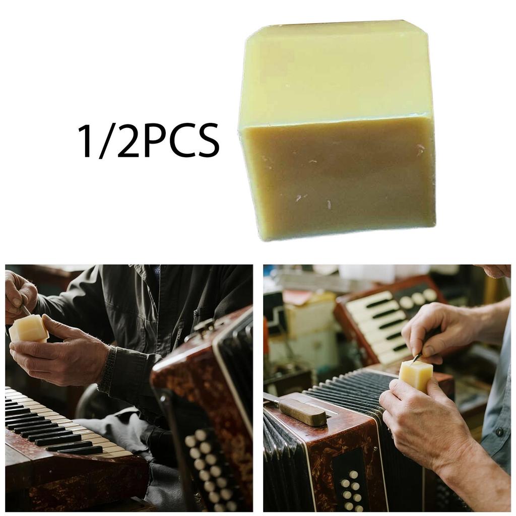 Accordion Repair Beeswax Block Reed Block Sealing Wax Supplies for DIY and Technicians