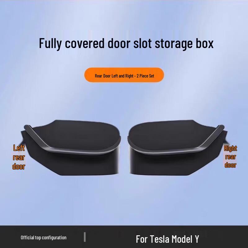 Compatible Tesla Model Y Waterproof Rubber Door Storage Box Accessory New Model Y