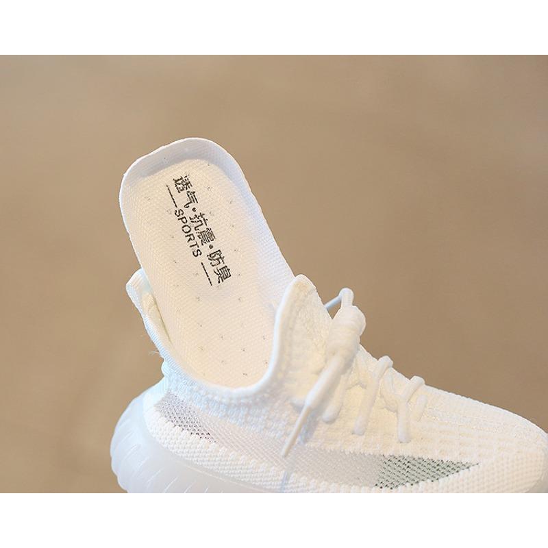 Children's Sports Shoes - Spring/Autumn Collection, New Arrival Casual Mesh Shoes for Boys and Girls, Breathable White Sneakers for Toddlers