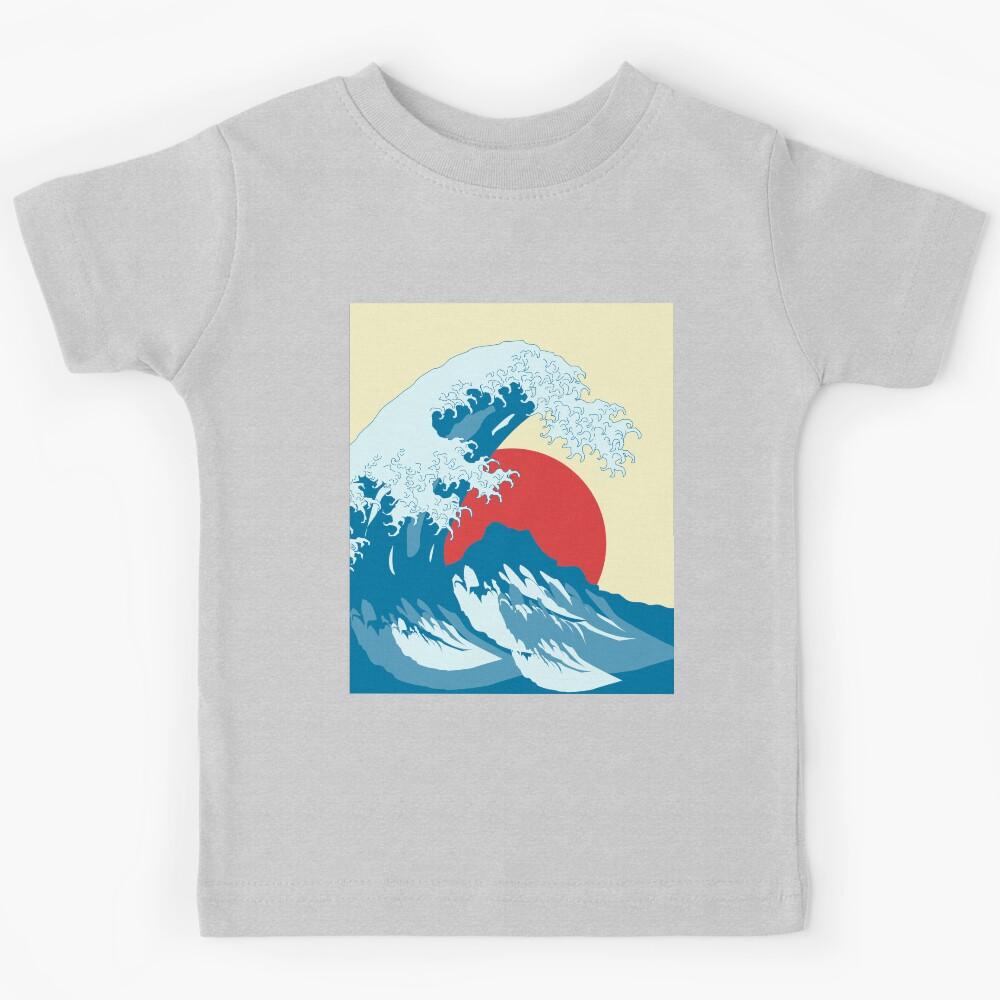 Big great Japanes wave , the Great Wave off Kanagawa Kids T-Shirt 150