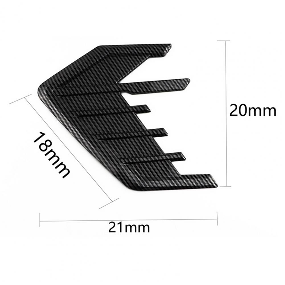 2Pcs Universal Automobile Leaf Plate Decoration Flank Fender Motors Modified Side Wing Fender For HONDA For VW For Tesla BEN