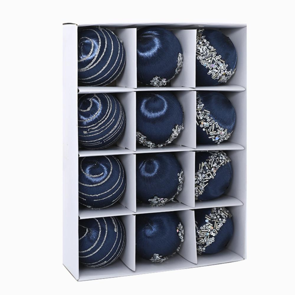 12pcs Shatterproof Christmas Tree Decoration Pendant 6CM Hanging Ornament Christmas Ball Set  Room