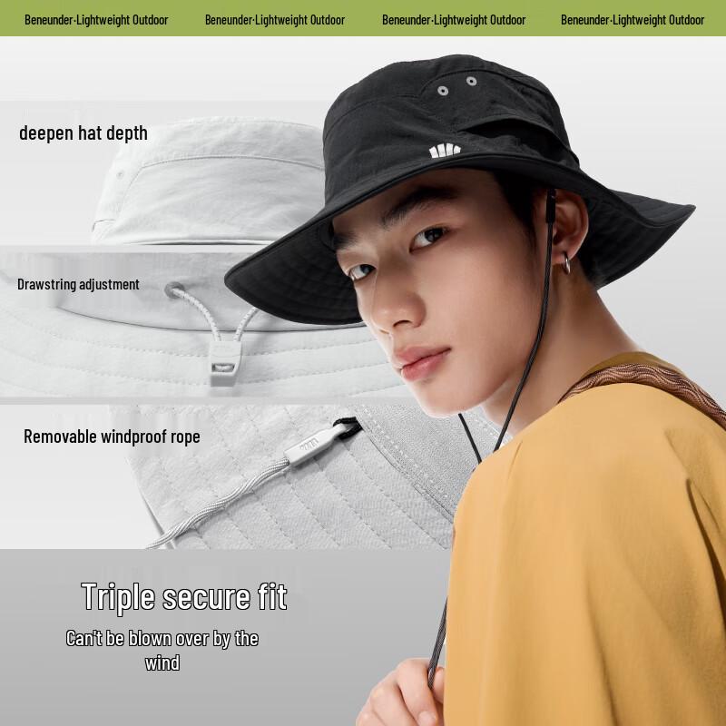 Beneunder Men's TS730 Water-Repellent Sun Bucket Hat
