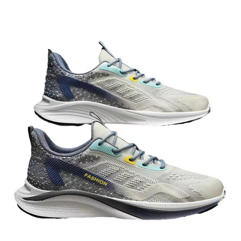 Men's Shoes 2025 Spring and Summer New Student Leisure Sports Running Shoes Trend Color Matching Youth Breathable Mesh Single Shoes