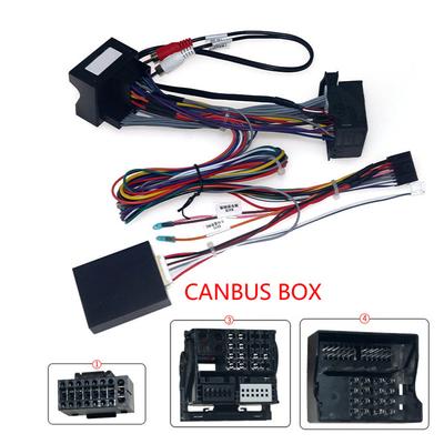 Car 16Pin Stereo Power Wiring Harness Cable With Canbus For BMW E83 X3 2006-2010