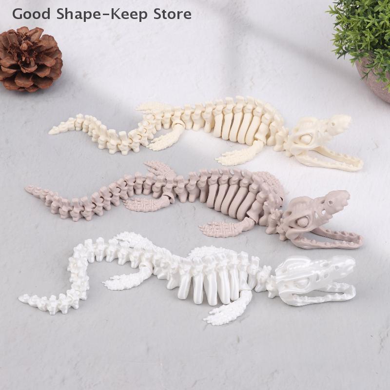 Premium Mosasaurus Dinosaur Skeleton Model, Ideal Replica for Aquarium and Fish Tank Decoration