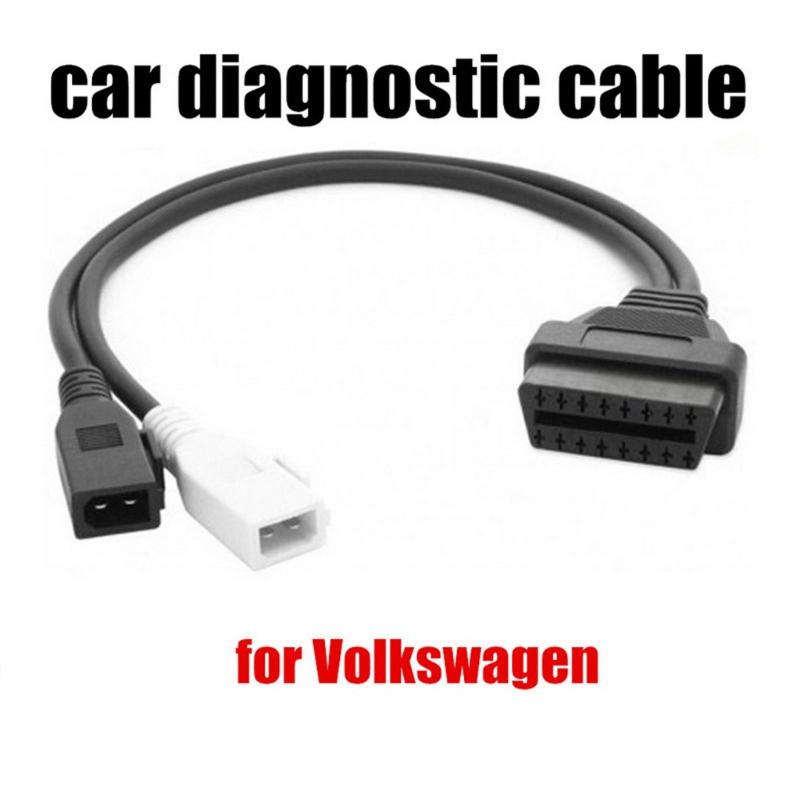 Diagnostic Adapter Plug VAG 2 X 2 Cable OBD2 16 Pin Adapter Female Connector