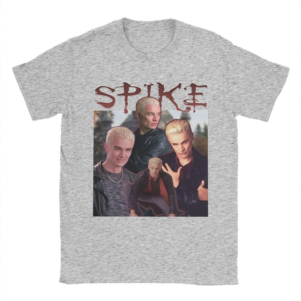 Men Women Graphic Print Buffy Spike The Vampire T Shirt Tee 100 Cotton Tshirts Clothing