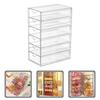 Transparent Desktop Storage Box Drawer ganizer Plastic Desk ganizer Tabletop Storage Case Multi Function Storage Boxes Bins Home