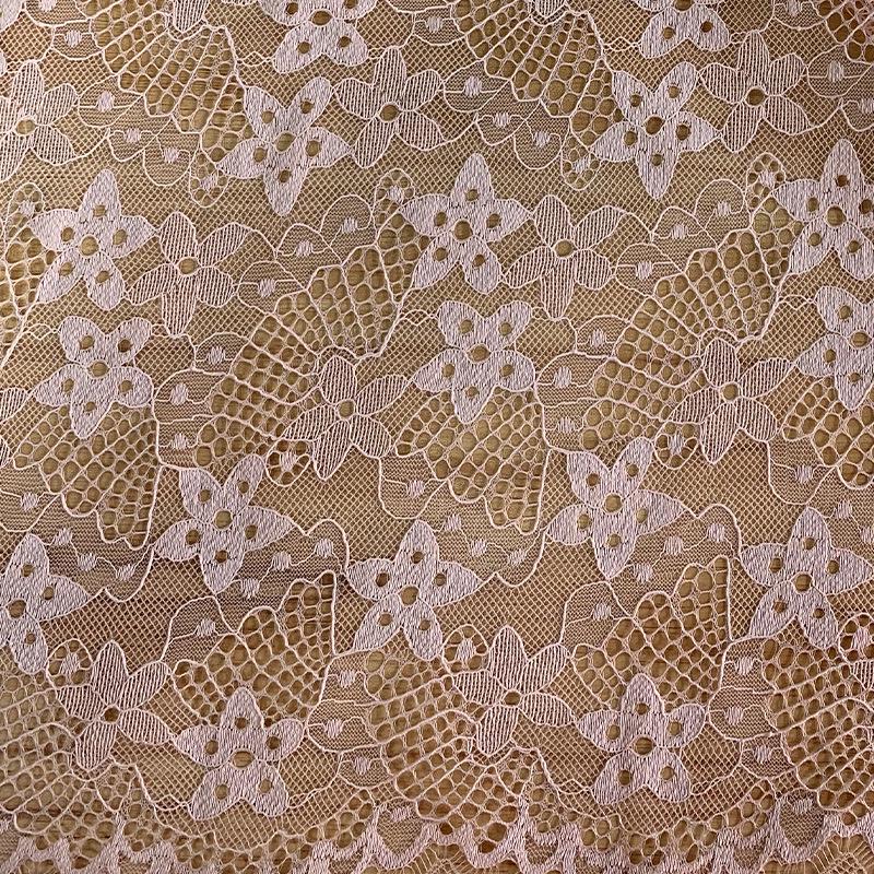 Polyester Lace Star Hollow Women's Wedding & Formal Dresses Fabric