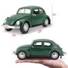 Maisto 1/24 scale diecast Volkswagen Beetle 1973 Green, Finished Model, 31926 GN