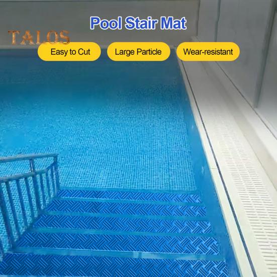 

Коврик для лестницы для бассейна Нескользящая текстура Гибкий коврик для ступенек Легко хранить Режущаяся Защитная подкладка для бассейна Подушка для устойчивости лестницы Защитная подушка для лестницы для бассейна