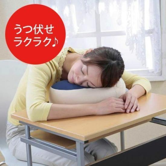 RunwauCharm Nap Pillow, Premium Memory Foam Pillow with Soft Beads and Perforated Holes, for a Gentle Feel and Pressure Distribution (Orange)