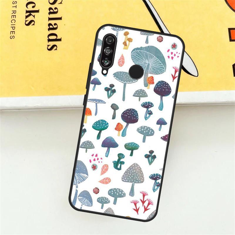 Wild Forest Mushroom For Huawei Nova 12i 7i 8i 11i Y73 Y72 Y61 Y91 Y90 Y70 Y60 9 10 SE 11 Pro P30 P40 Lite Case