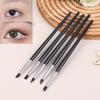 Schwarzer Silikon Eyeliner Pinsel Klinge Mehrzweck Augenbrauen Lippenstift Pinsel Einfach zu Verwenden Nagellackstift Augenformung Make-up