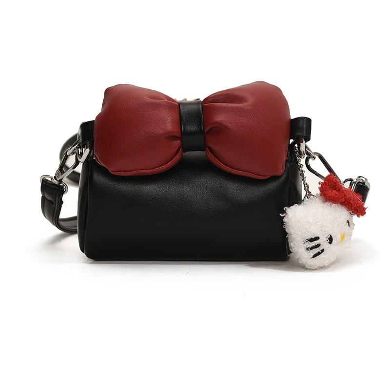 

Japanese Cute Girl Out Of Street Mini Bag Female Niche Design Lipstick Key Cross-body 13x8x7 чёрный