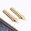 1 Pezzo Pennino per Stilografica N. 8 F/M Bock Argento Lucido Pennino a Punta F, Compatibile Con Pennino per Stilografica N. 8 P139 P140