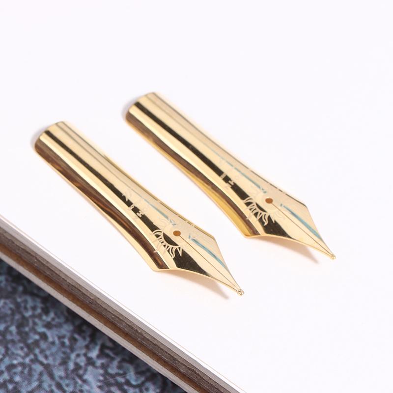 1 Pezzo Pennino per Stilografica N. 8 F/M Bock Argento Lucido Pennino a Punta F, Compatibile Con Pennino per Stilografica N. 8 P139 P140