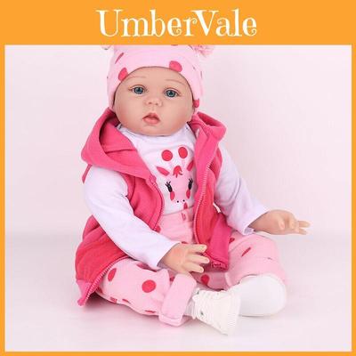 Realistische 21,6 Reborn Baby Puppe aus weichem Vinyl-Silikon mit sanfter Berührung