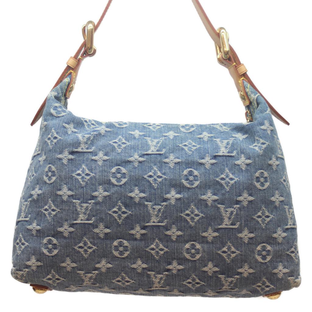 LOUIS VUITTON 05 M95049 Monogram Denim Baggy PM Long Strap Shoulder bag Monogram denimUsed