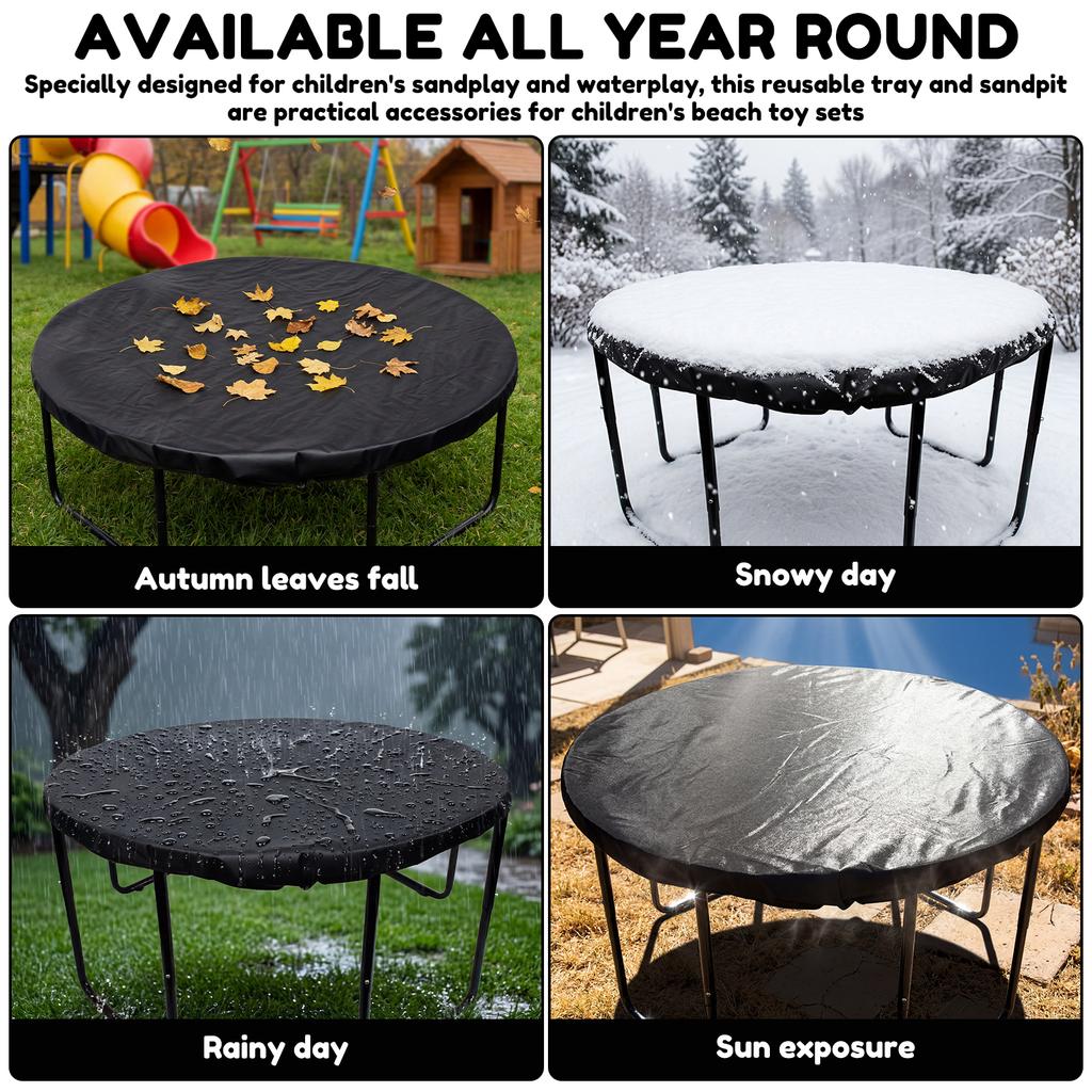 Kids Sand and Water Table Cover Elastic Waterproof Oxford Cloth Outdoor Furniture Play Table Toys Cover Protective Accessories