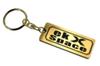 EK Cross Space Gold Black Double Ring Acrylic Original Keychain Late Custom Parts A-630-1 & (Early & Model)