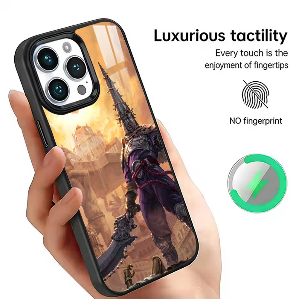 Game B-Blasphemous Phone Case For iPhone17,16,15,14,13,12,11 Plus,Pro Magnetic with Magsafe Wireless Charging