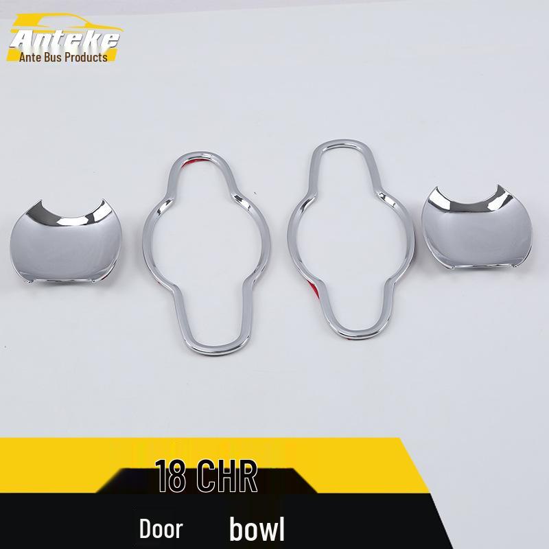 18 CHR Door Bowl Bright Ring Protective Film Cover - Anti-Scratch, Wear-Resistant Decorative Accessory