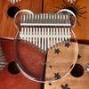 KIMI 17-Key Crystal Clear Acrylic Kalimba Thumb Piano