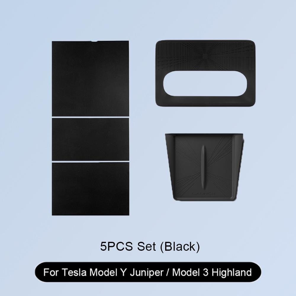 For Tesla Model Y Juniper Car Central Control Panel Electrostatic Adsorption Protective Patch Model 3 Highland Console Protector