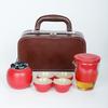 Kung Fu Travel Tea Set: Coarse Pottery Teacup Set with Customizable Logo for Office or Business Trips