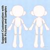 60cm Undressed Ball Jointed Doll Changeable Nude Cotton Doll For Creative Play And Fun Activity For Adult Kids Collector