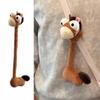 White Color Long Neck Animal Plush Pendant Cute Style Cartoon Plush Pendant  Backpack Accessory