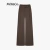 MO&Co. Women's High-Waist Straight Leg Trousers
