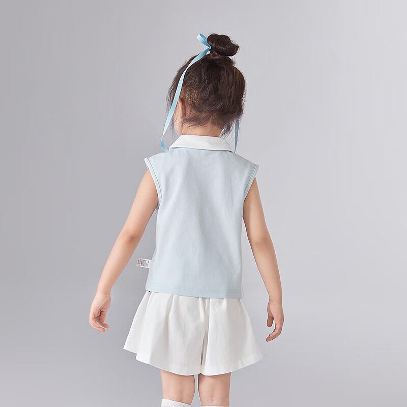 DESA Girls' Sporty Color-Block Skort Set