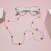 Retro Cherry Eyeglasses Chain Sophisticated Sunglasses Lanyard Accessory With Pearls And Cherry Embellishments