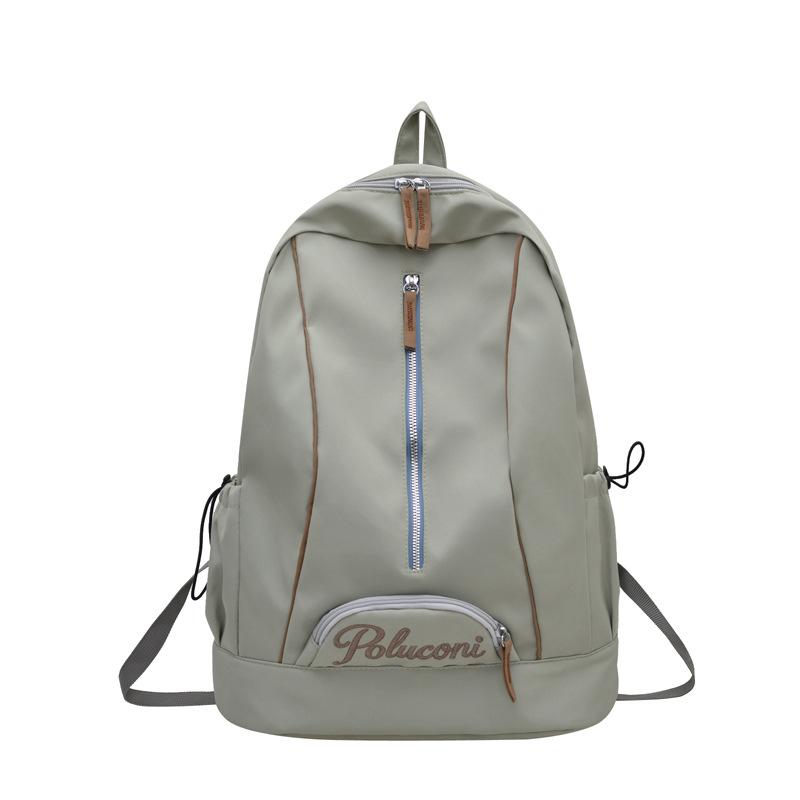 Schoolbag wholesale large-capacity college student backpack American embroidery bag women's Korean version backpack casual backpack