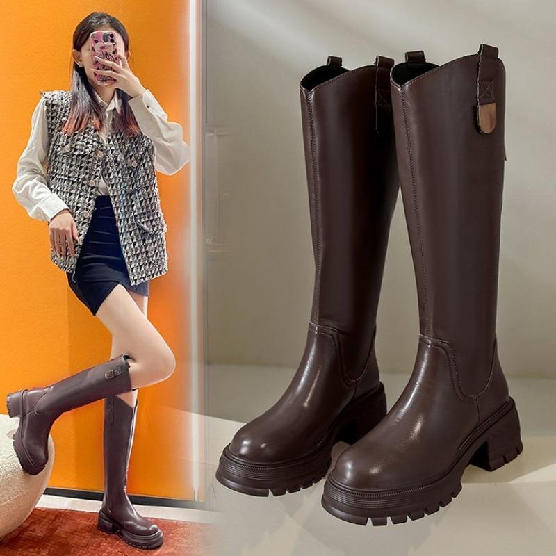 2024 zimní žena nad kolena vysoké boty móda tenké vysoké podpatky dámy dlouhé boty boty sexy dámské moderní lodičky
