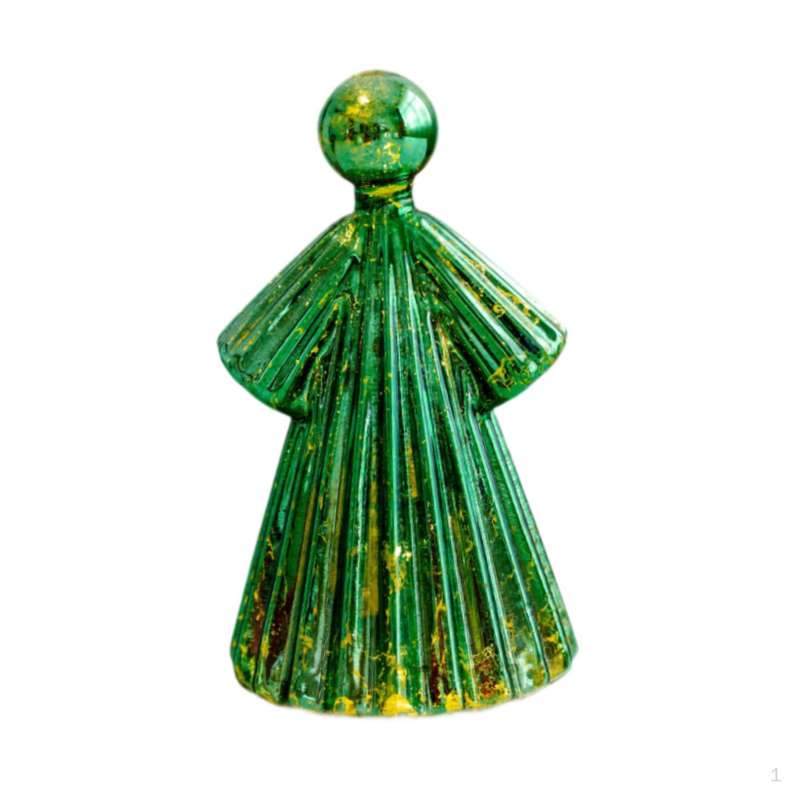 

Фигурка ангела с подсветкой для домашнего декора и демонстрации S зелёный