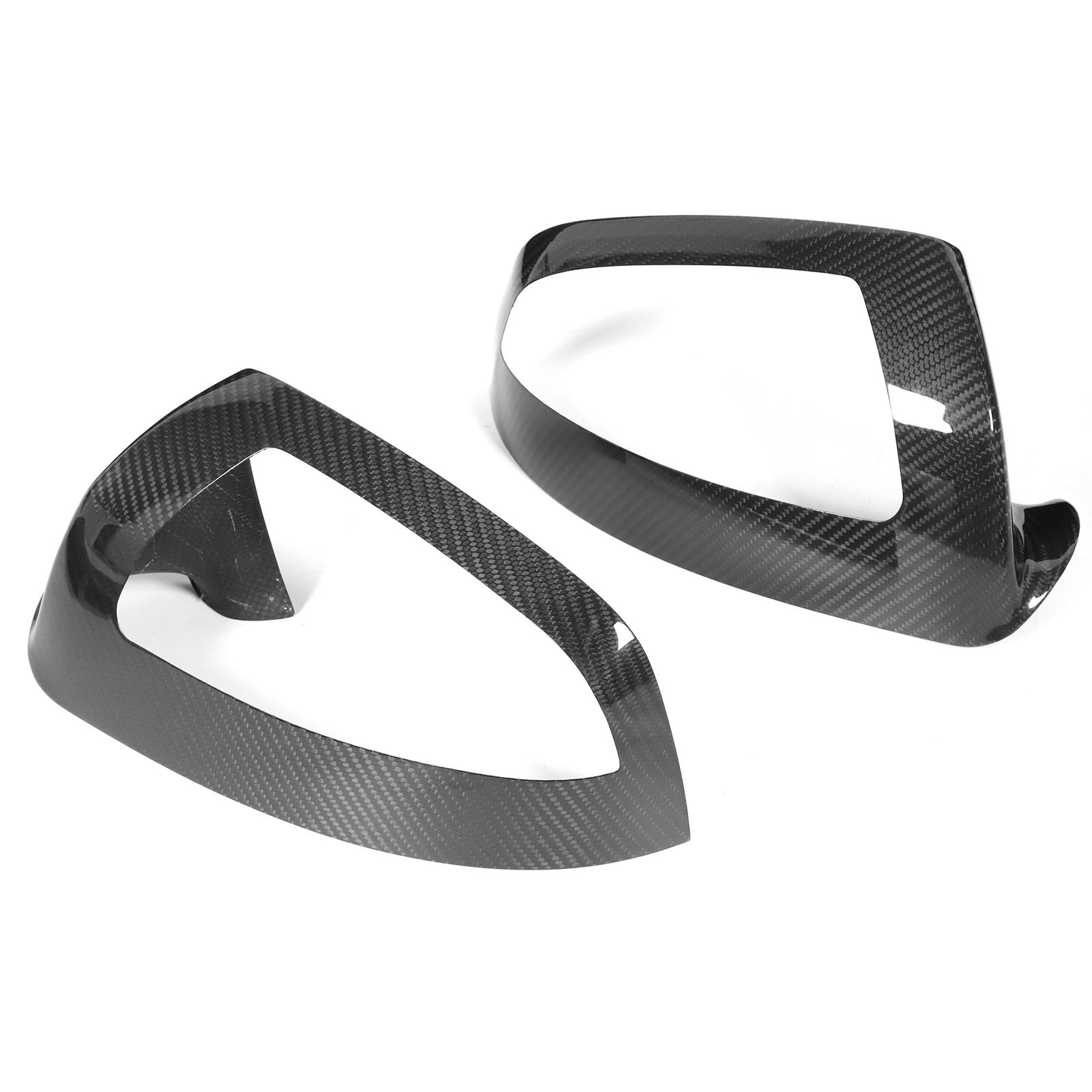 

2 шт. Сухие карбоновые боковые дверные зеркала, наклейка LHD RHD, подходят для Mercedes Benz W204 C
