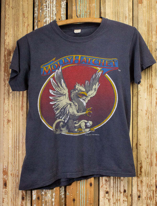 Molly Hatchet Take No Prisoners Concert 1982 Black Unisex Tshirt Reprint KH7411 Unisex T-Shirt L