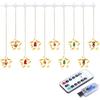 Christmas LED String Lights - Indoor Cross-Border Wishing Ring Curtain Decoration