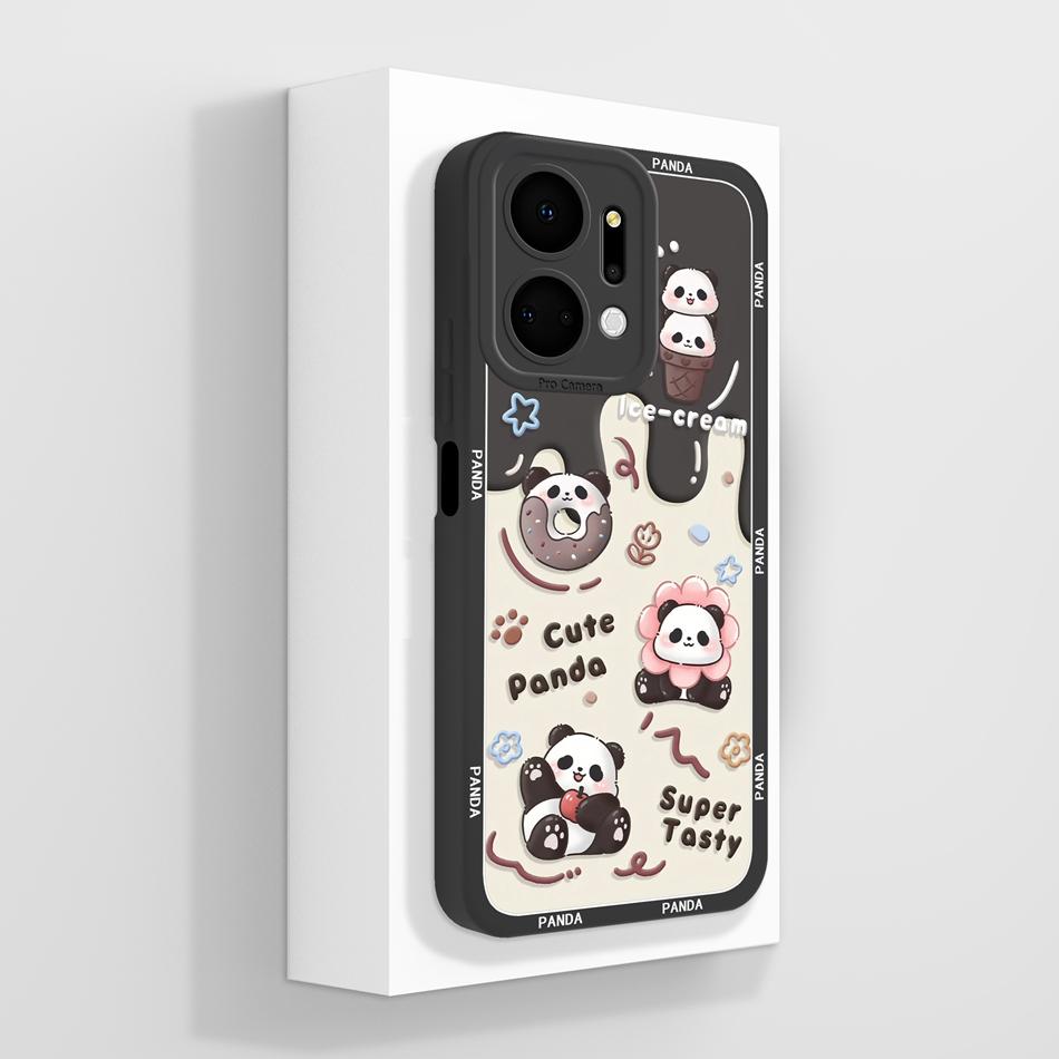 Für Honor X7 X7A X7C X7D X70 Hülle Anime Faule Katze Funda Für Honor X 7 Weiche Flüssigsilikon Handy-Rückseite Vollschutzhülle