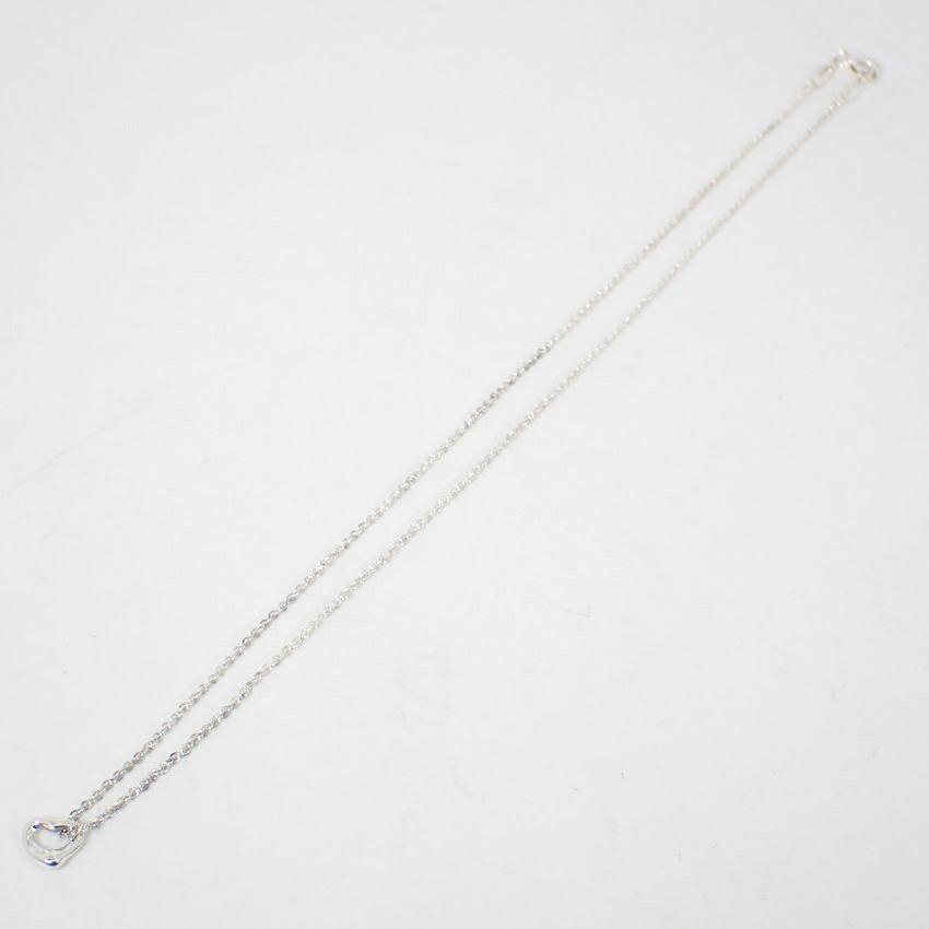 [Pre-owned] TIFFANY 925 Open Heart Pendant/Necklace/j70-7