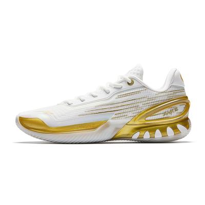 Zap 3 Dämpfung, Abriebfeste Low-Top-Basketballschuhe Herren Weiß Gold 912611110S-2
