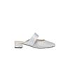 Su Yinyin's same square head woven hollow thick heel Mary Jane bag head slippers women's summer French lazy versatile sandals